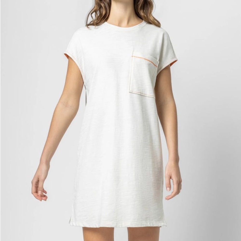 Lilla P White T-Shirt Dress